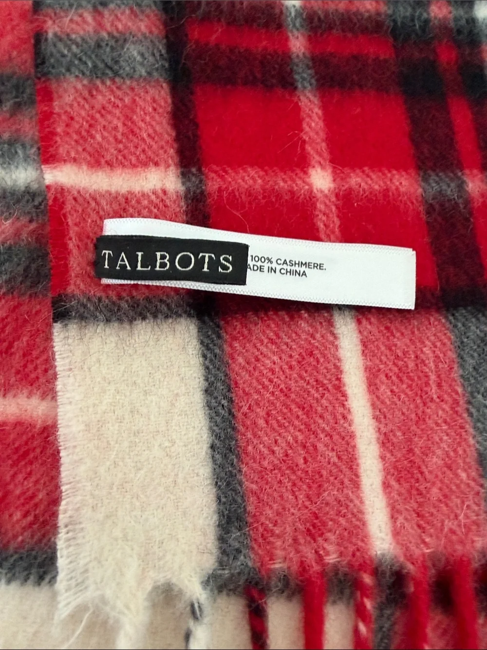 Talbots classic plaid